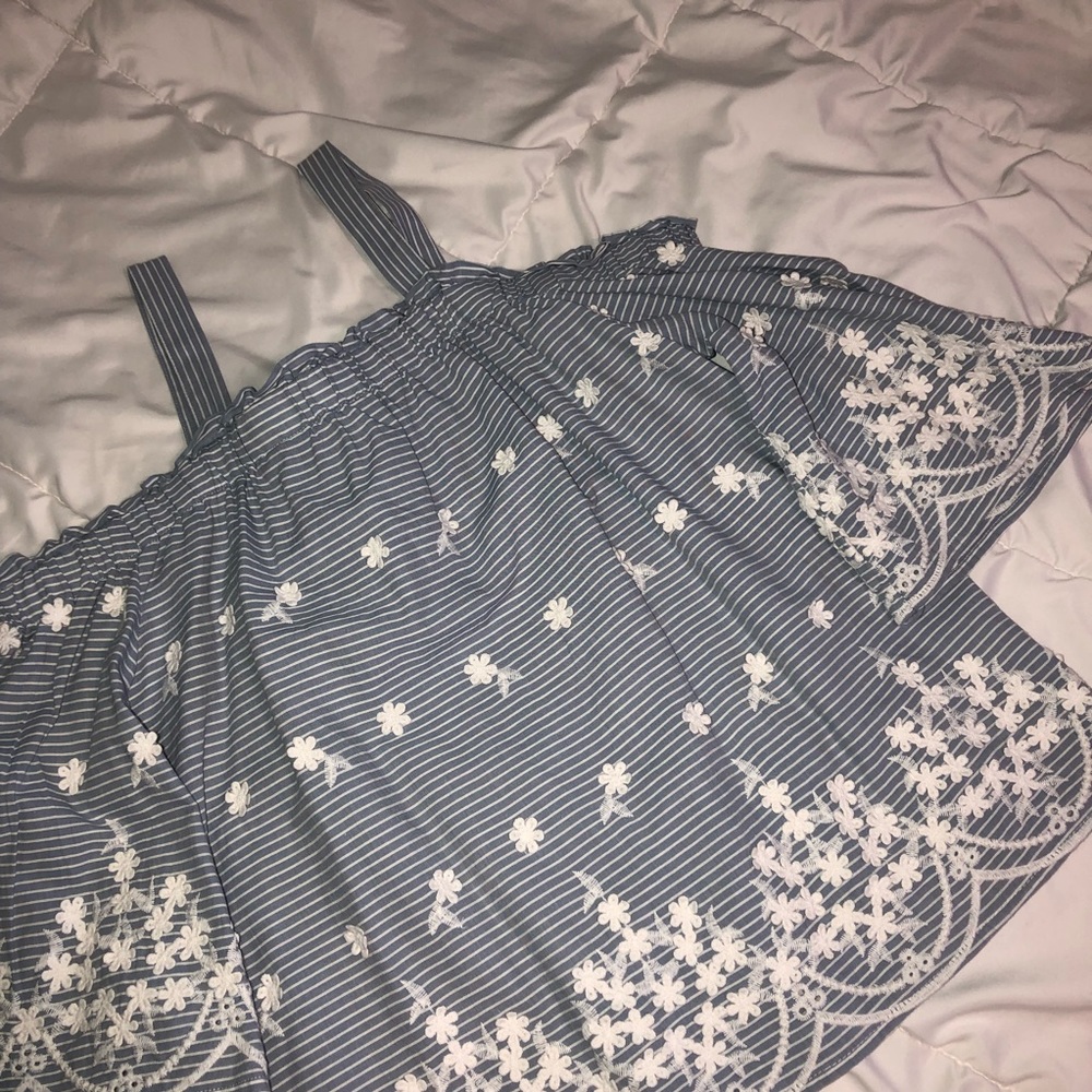 Striped Off the Shoulder Shirt